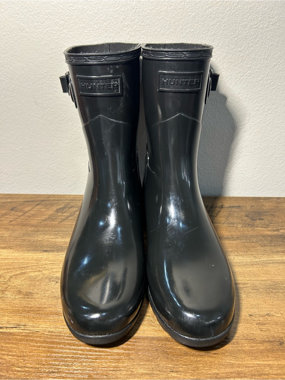 Hunter women’s  Short Black Rain Boots